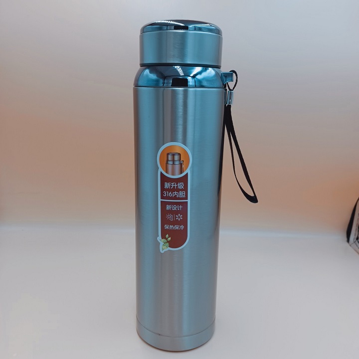 Bình Giữ Nhiệt 1000 ml INOX SUS 316 kiểu dáng thể thao, giữ nóng lạnh tốt, Có Tấm Lọc, Giữ Nhiệt Lên Đến 24 Tiếng