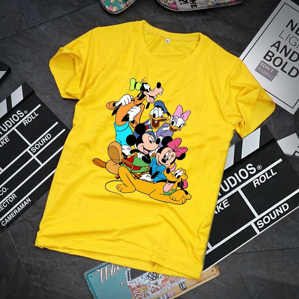 Áo thun chuột Mickey Donald xinh xắn dễ thương chất thun đẹp