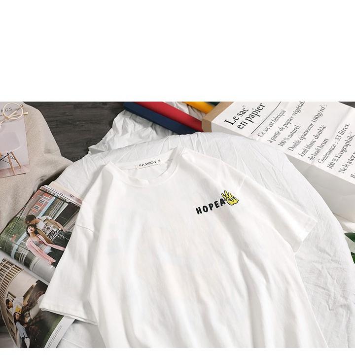 Áo Thun Nữ Tay Lỡ Unisex In Bàn Tay Hope Again ATN5153 - J.A Shop