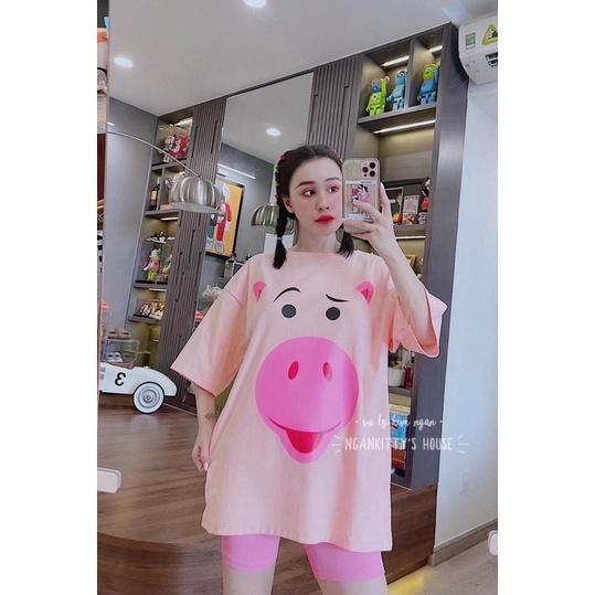 Bộ Heo Hồng siêu dễ thương,chất cotton như hình