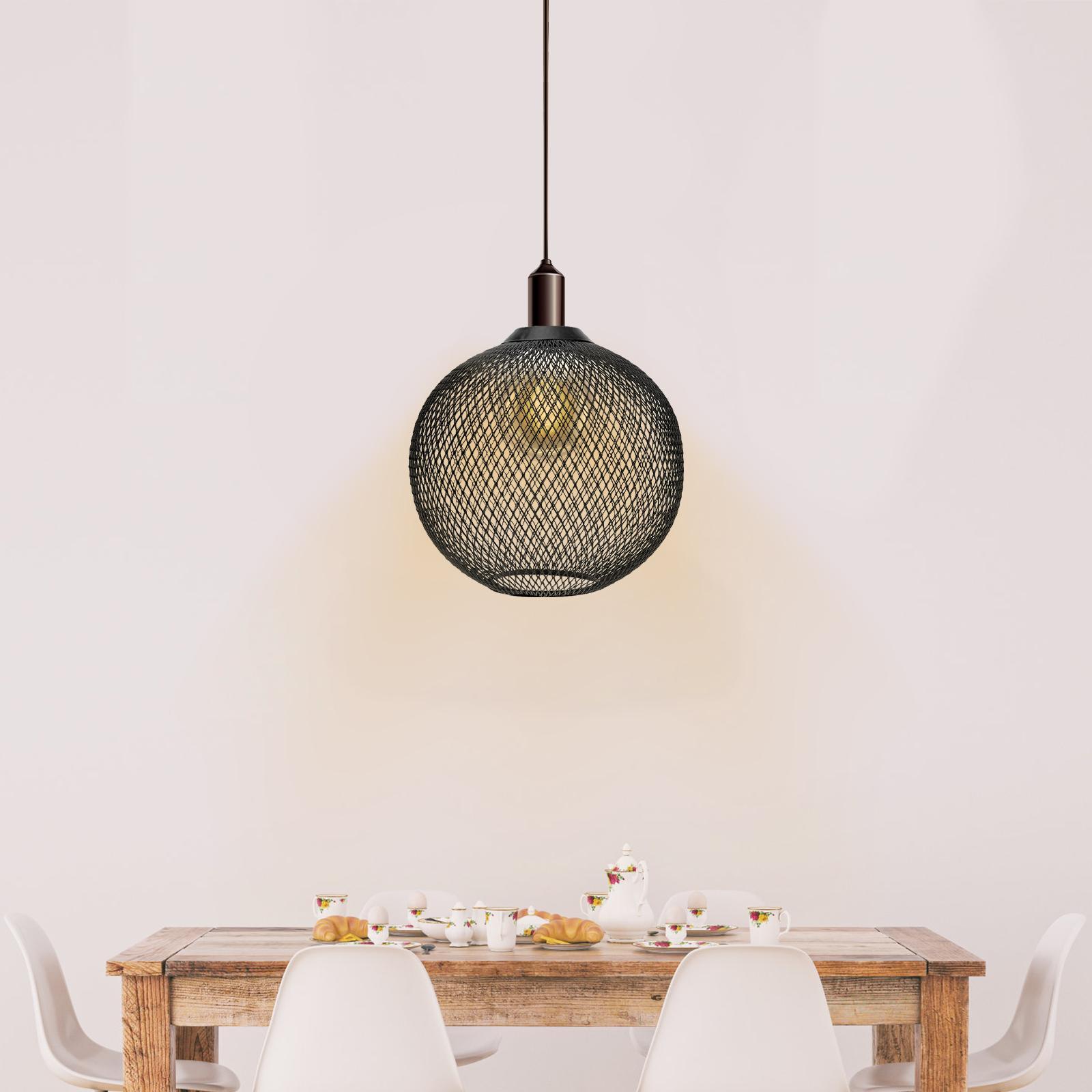 Metal Pendant Lamp Shade Lampshade Chandelier Shade Restaurant Decor Black