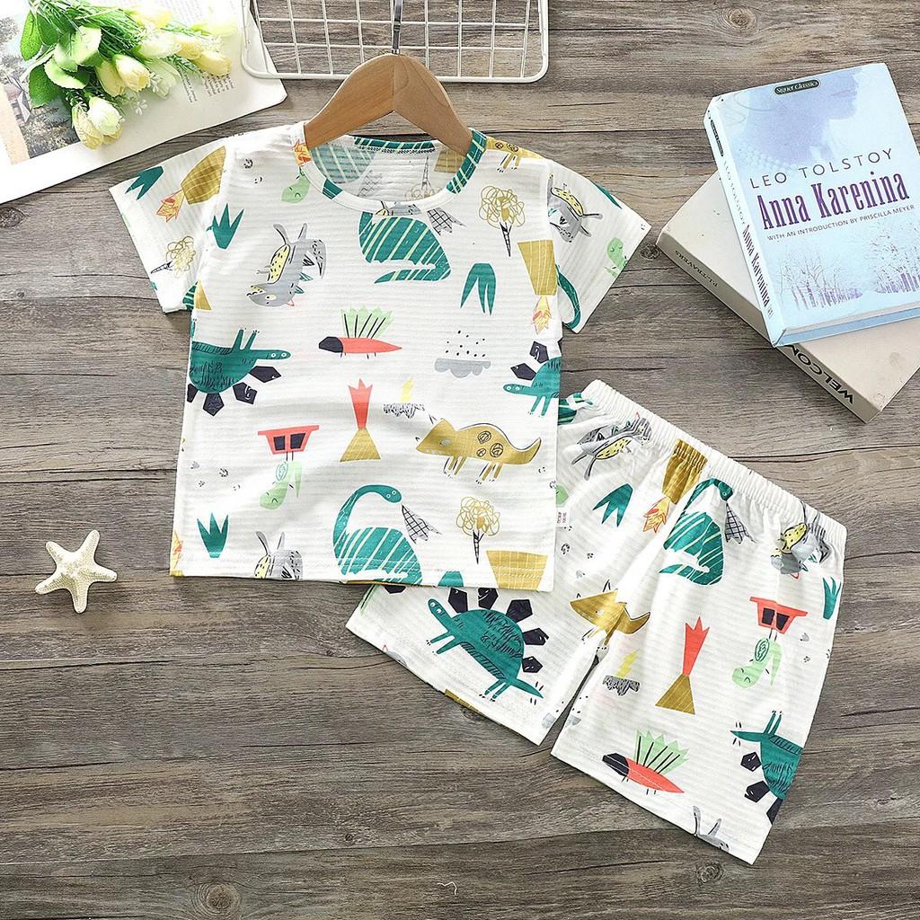 Siêu rẻ!!! Bộ cộc sợi tre mềm mại, thoáng khí cho bé 8-16kg