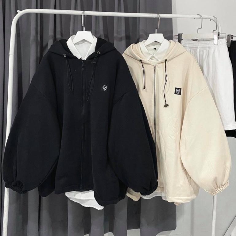 Áo Khoác Nỉ Form Rộng ICON CHÚ BÒ ulzzang unisex