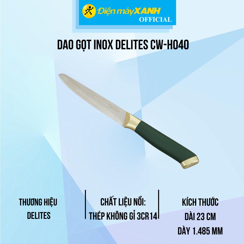 Dao gọt inox Delites CW-H040 - Hàng Chính Hãng