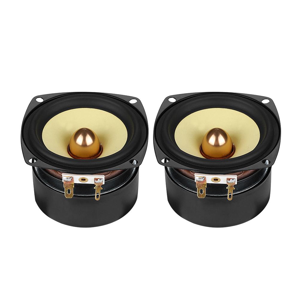 AIYIMA 2PCS 3 inch loa toàn diện Color: Square 8 Ohm