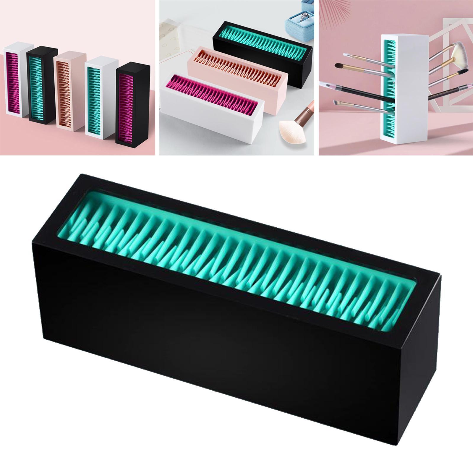 Makeup Brushes Holder Silicone Storage Rack for Cosmetic Tools