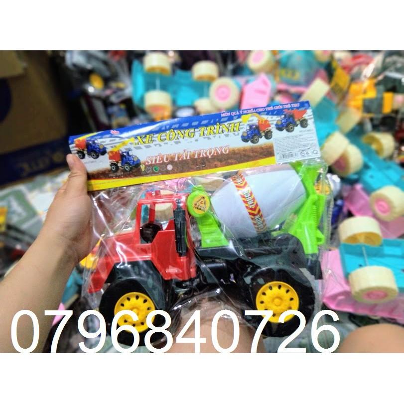 Đồ chơi xe bồn trộn bê tông