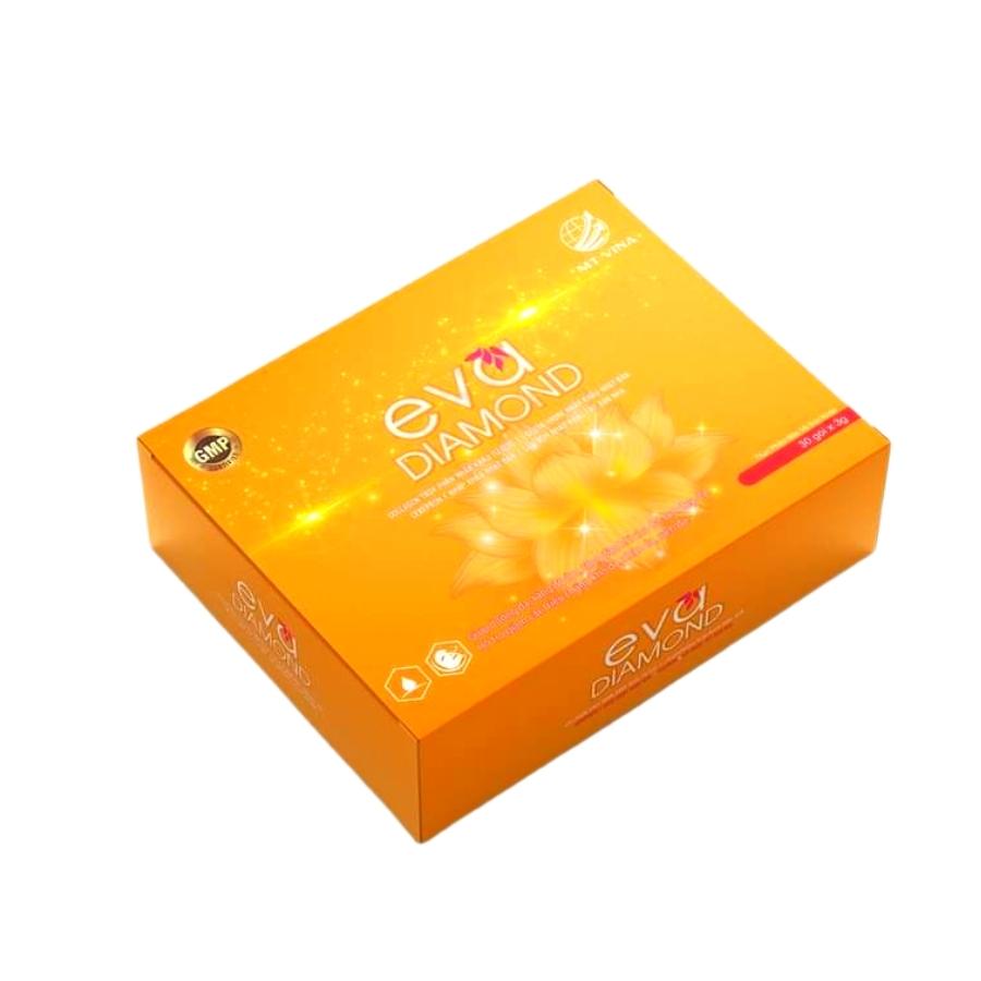 Eva Diamond Thải Độc Đẹp Da cân bằng nội tiết giảm tình trạng nóng trong bốc hỏa khô sạm