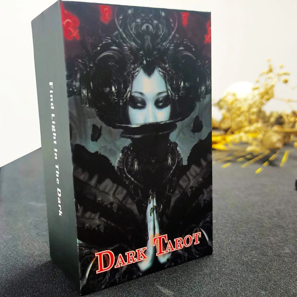 (Size Gốc) Bộ Bài Dark Tarot 78 Thẻ, Hộp Cứng