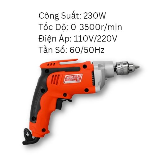 Máy khoan đầu sắt 6mm Sencan 530603