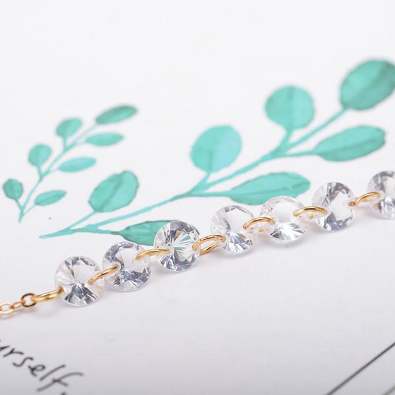 Vòng tay hợp kim đính đá hình trái tim xinh xắn cho nam và nữ