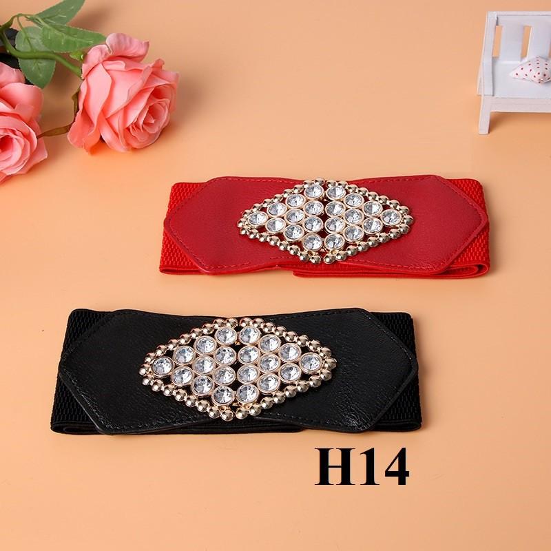 10 mẫu dây đai nịt váy đính đá 6cm siêu xinh