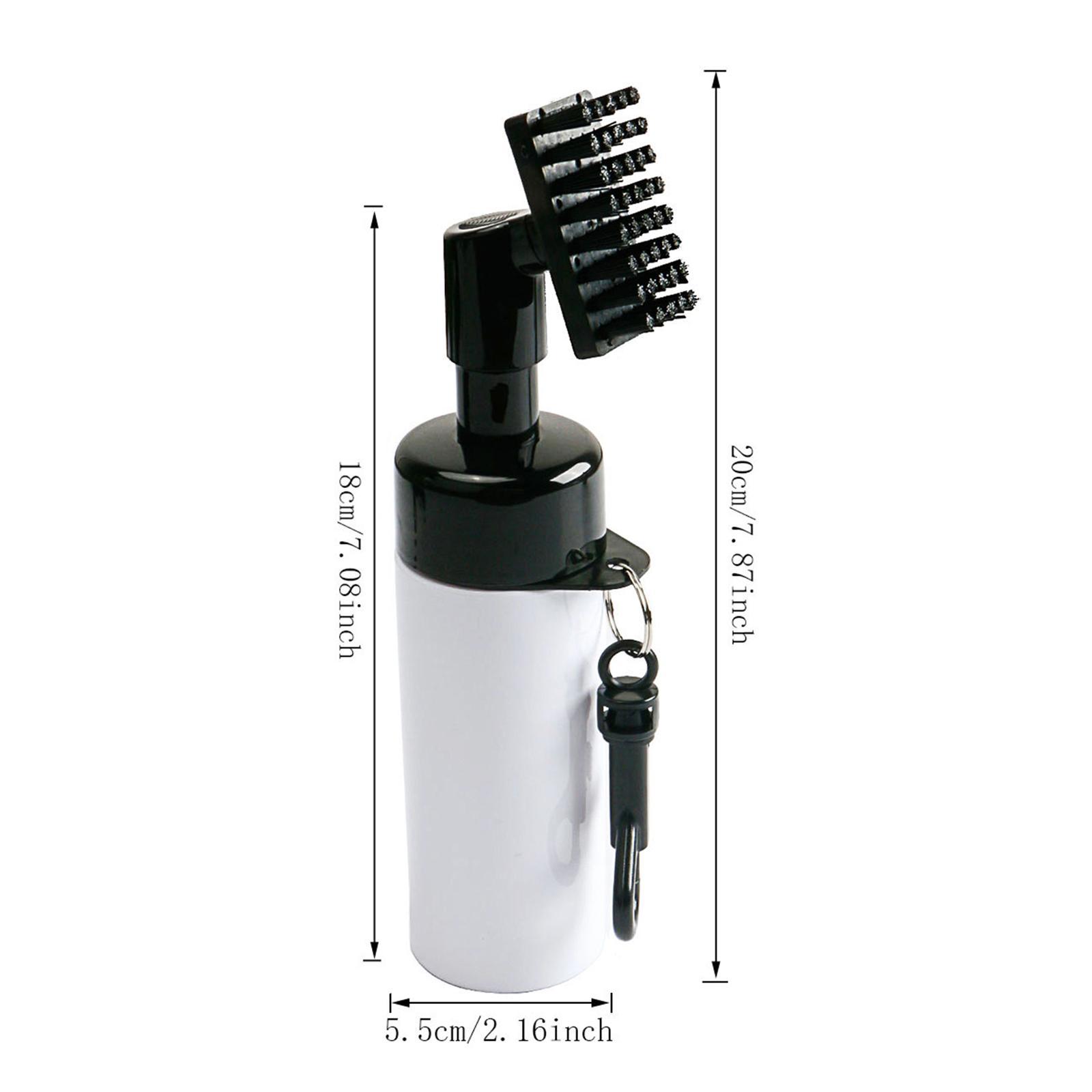 Golf Club Brush with Groove Cleaner with Water Bottle Equipped with Water Spray Device