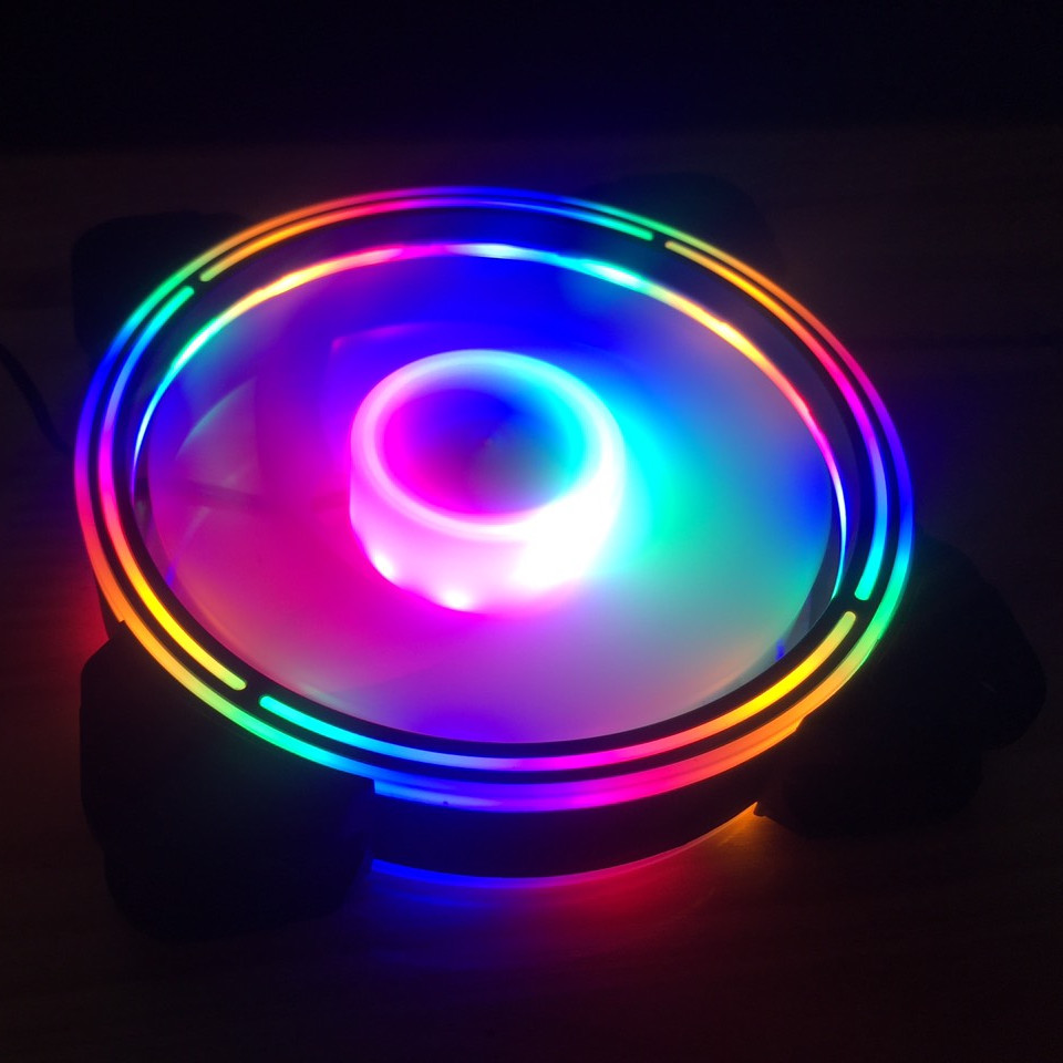 Quạt tản nhiệt, Fan Case Led RGB Coolmoon V5 - Hàng Chính Hãng