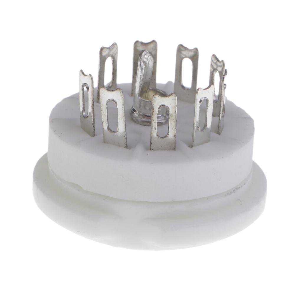 9pin   mounting Vacuum tube socket GZC9- 12AX7,ECC82