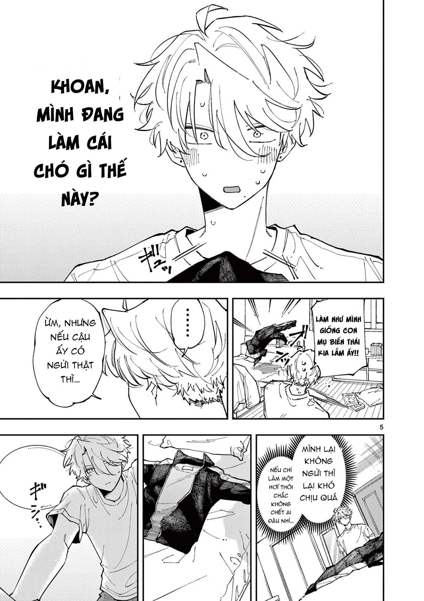 cậu bạn bàn bên cứ nhìn tôi bằng ánh mắt đó - tonari no seki no yatsu ga souiu me de mitekuru chapter 6 5