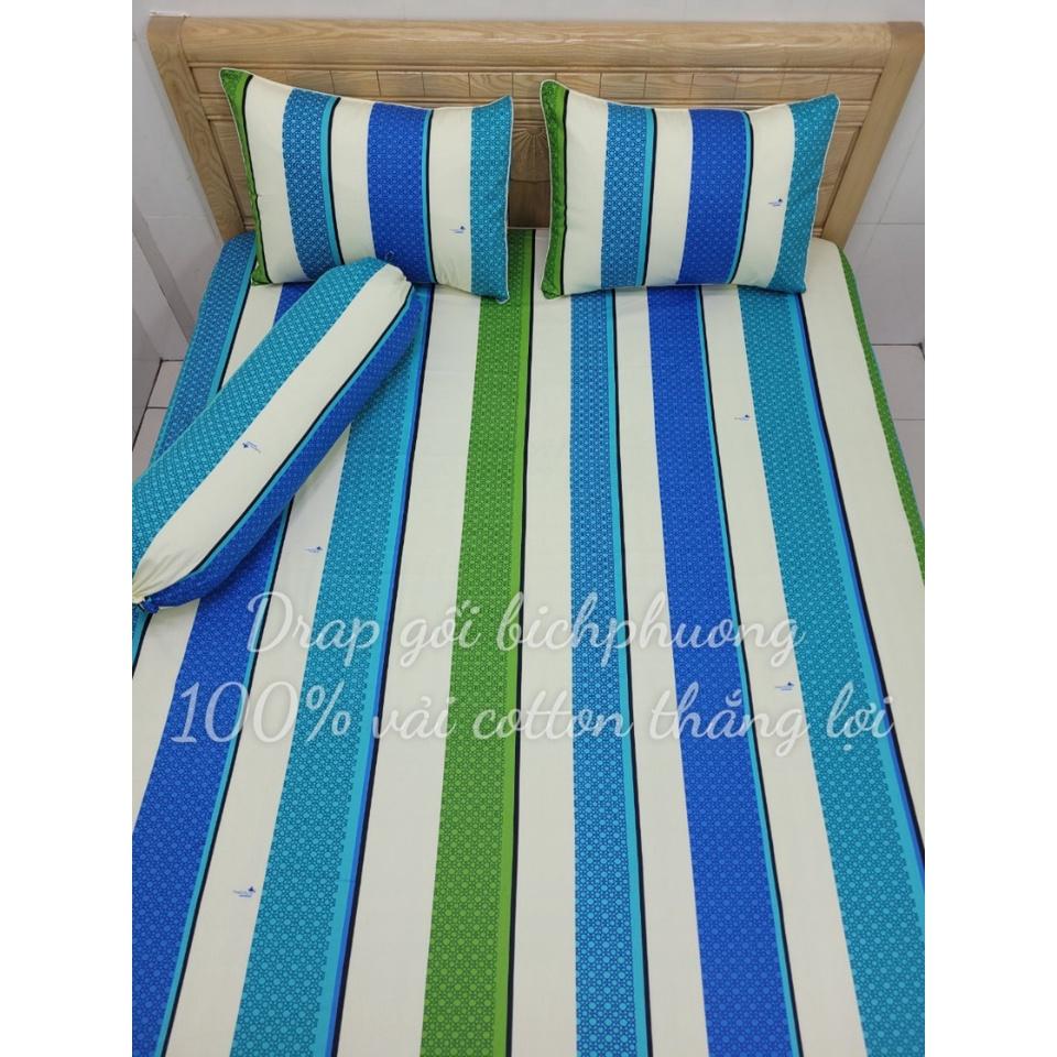 Bộ Drap Cotton THẮNG LỢI 4 món