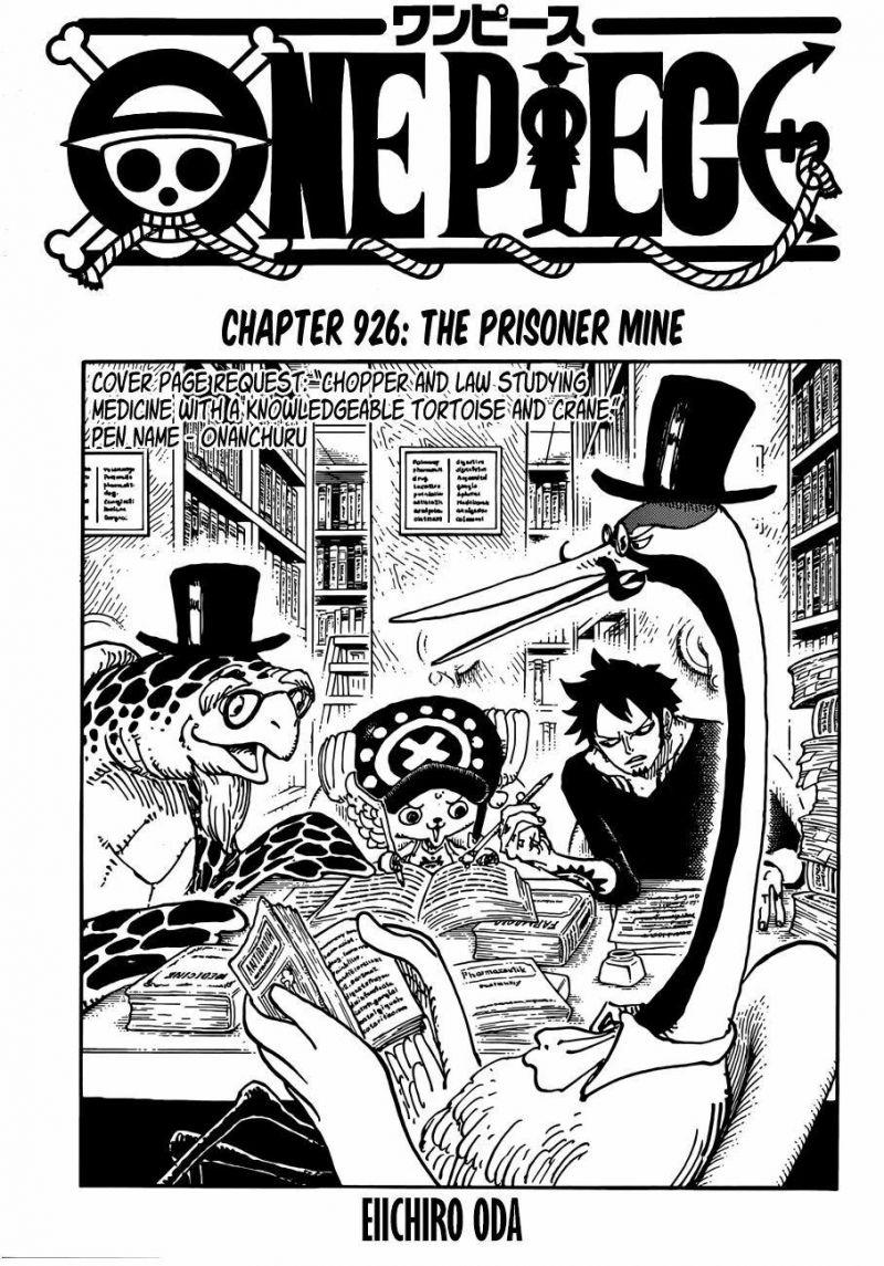 đảo hải tặc - one piece chapter 926 1