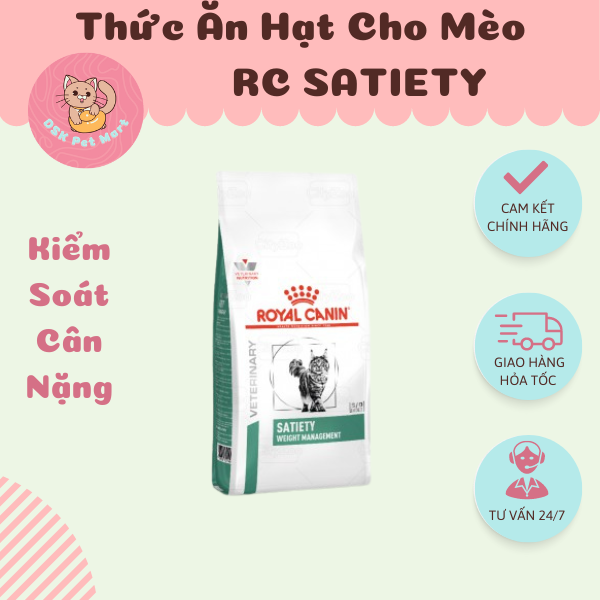 Royal Canin Satiety Feline - Thức Ăn Hạt Kiểm Soát Cân Nặng Cho mèo