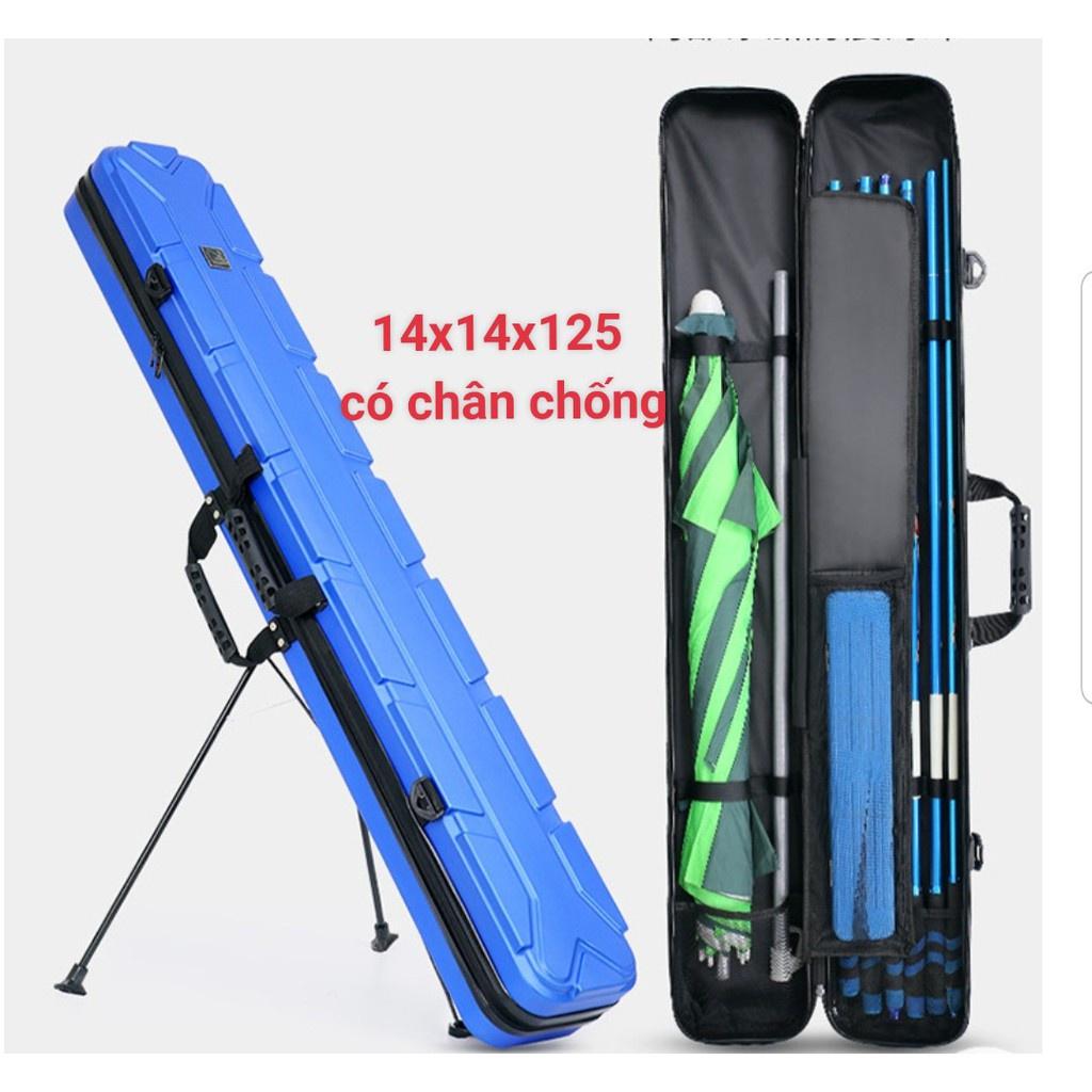 Bao Đựng Cần Câu Cá ABS Cứng Dài 1m25 Có Chân Chống | uy tín chất lượng