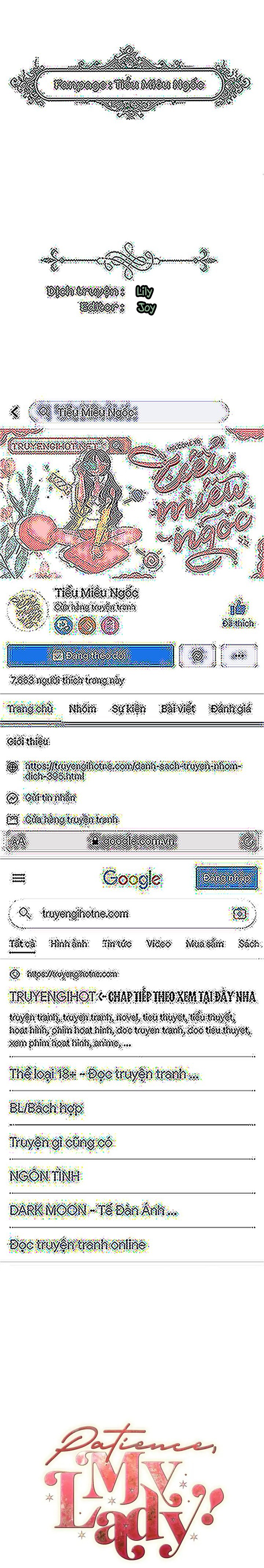 bình tĩnh nào, tiểu thư! chapter 50 1