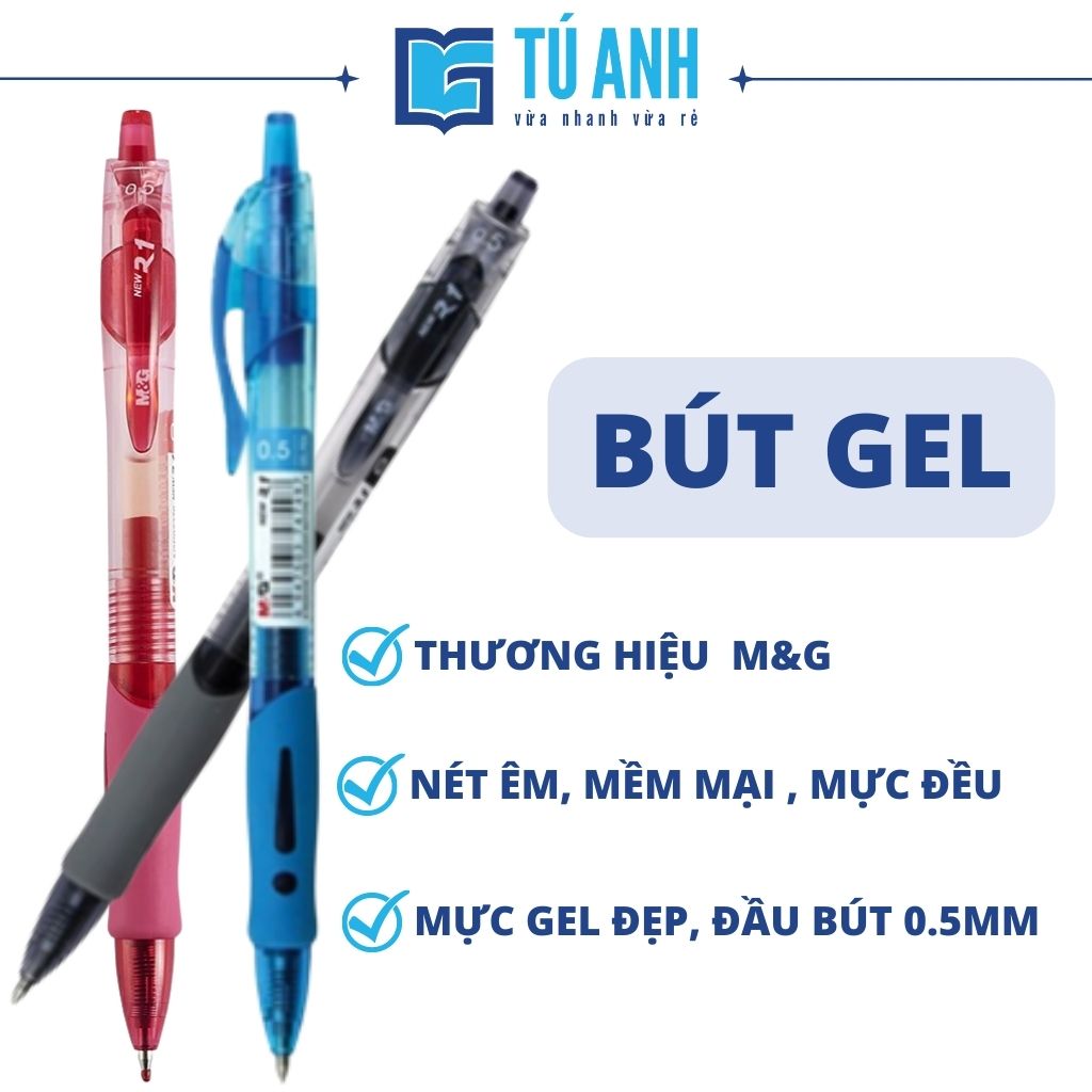 [ Combo Ưu Đãi Tháng ] - Máy Tính Casio FX 580VN X [1] + 3 Bút Nước M&amp;G R1 AGP02376 0.5mm [ Xanh + Đỏ + Đen ] + Tặng kèm 2 ruột bút nước