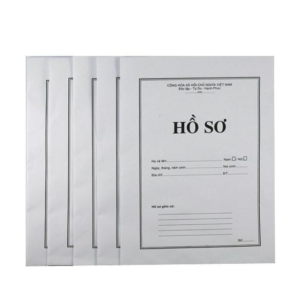 1 Cái Bao Thư Hồ Sơ Cam / Trắng A4