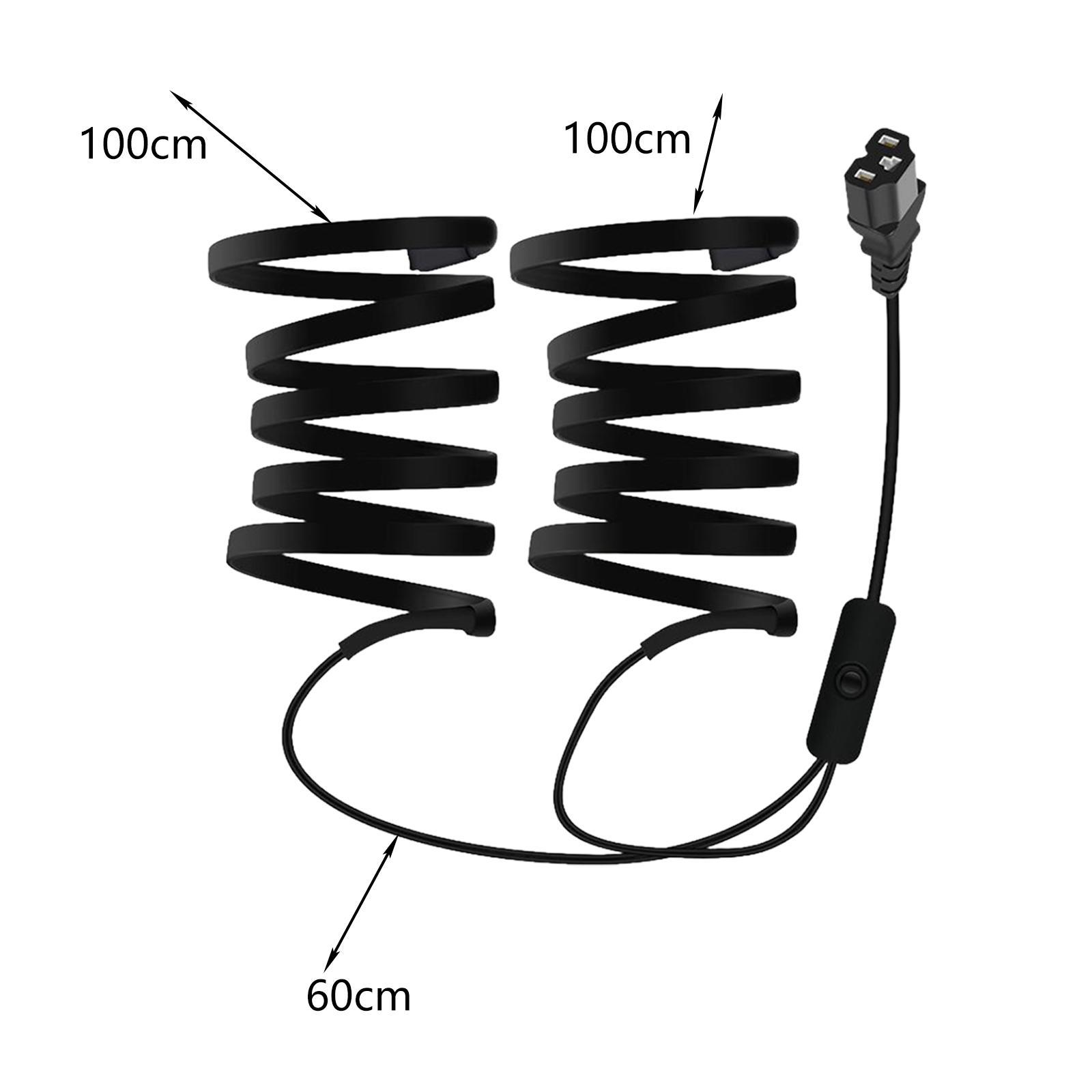 Electric Motorcycle Heated Handlebar Grip Cover Comfortable Grip Winter Use