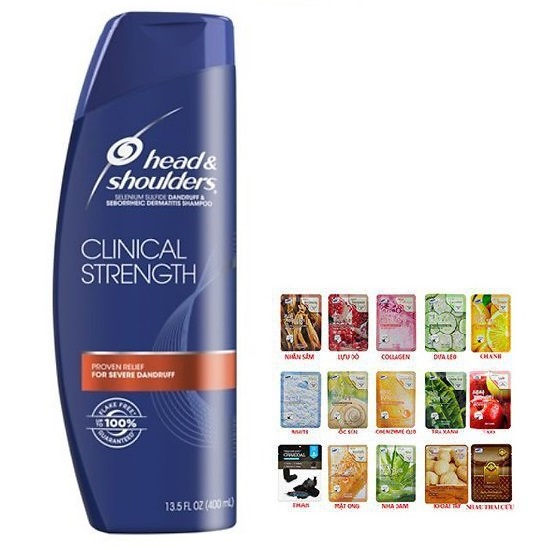 Dầu gội đầu Head&amp;Shoulders Clinical Strength  Shampoo [ Được Mask 3W Clinic ]