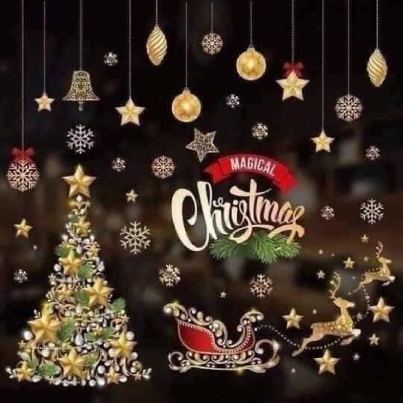 Miếng dán trang trí noel