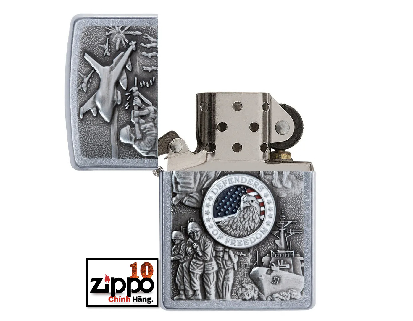Bật lửa ZIPPO 24457 Joined Forces - Chính hãng 100%