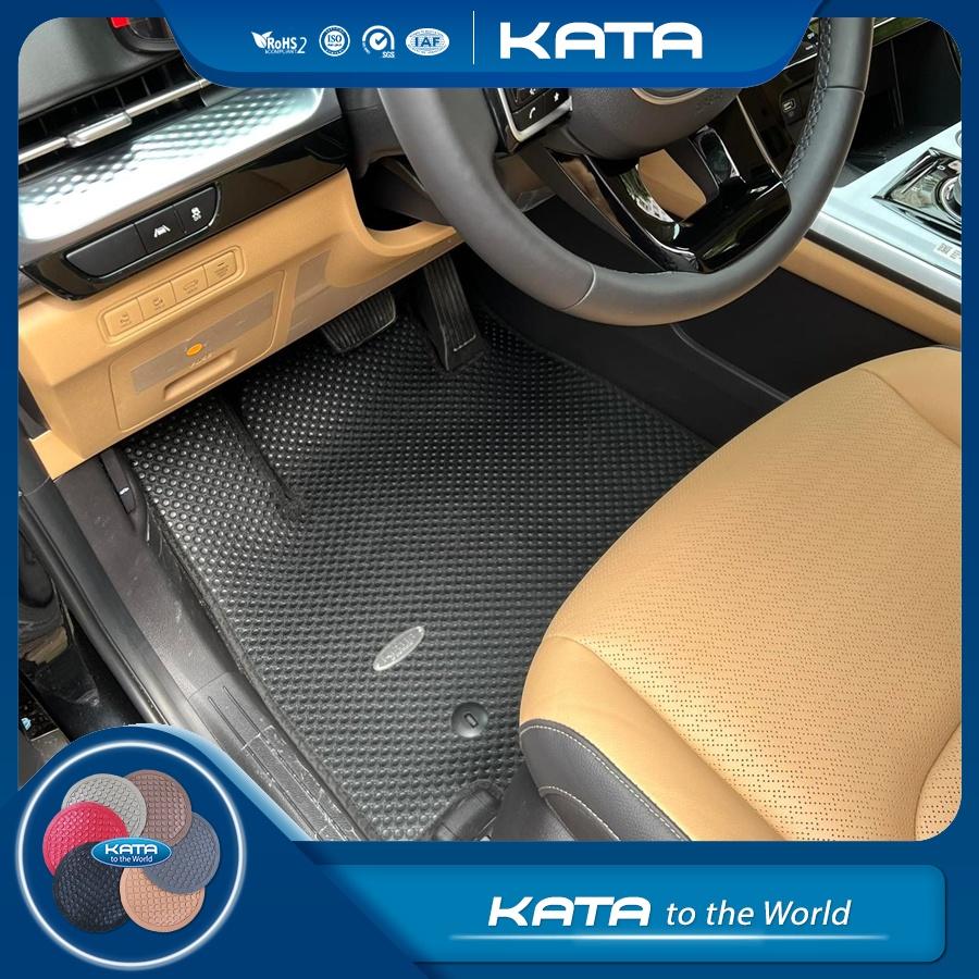 Thảm lót sàn ô tô KATA cho xe Kia Carnival 2022 - 8 chỗ ngồi - Khít với sàn xe, Chống trơn, Không mùi, Không ẩm mốc