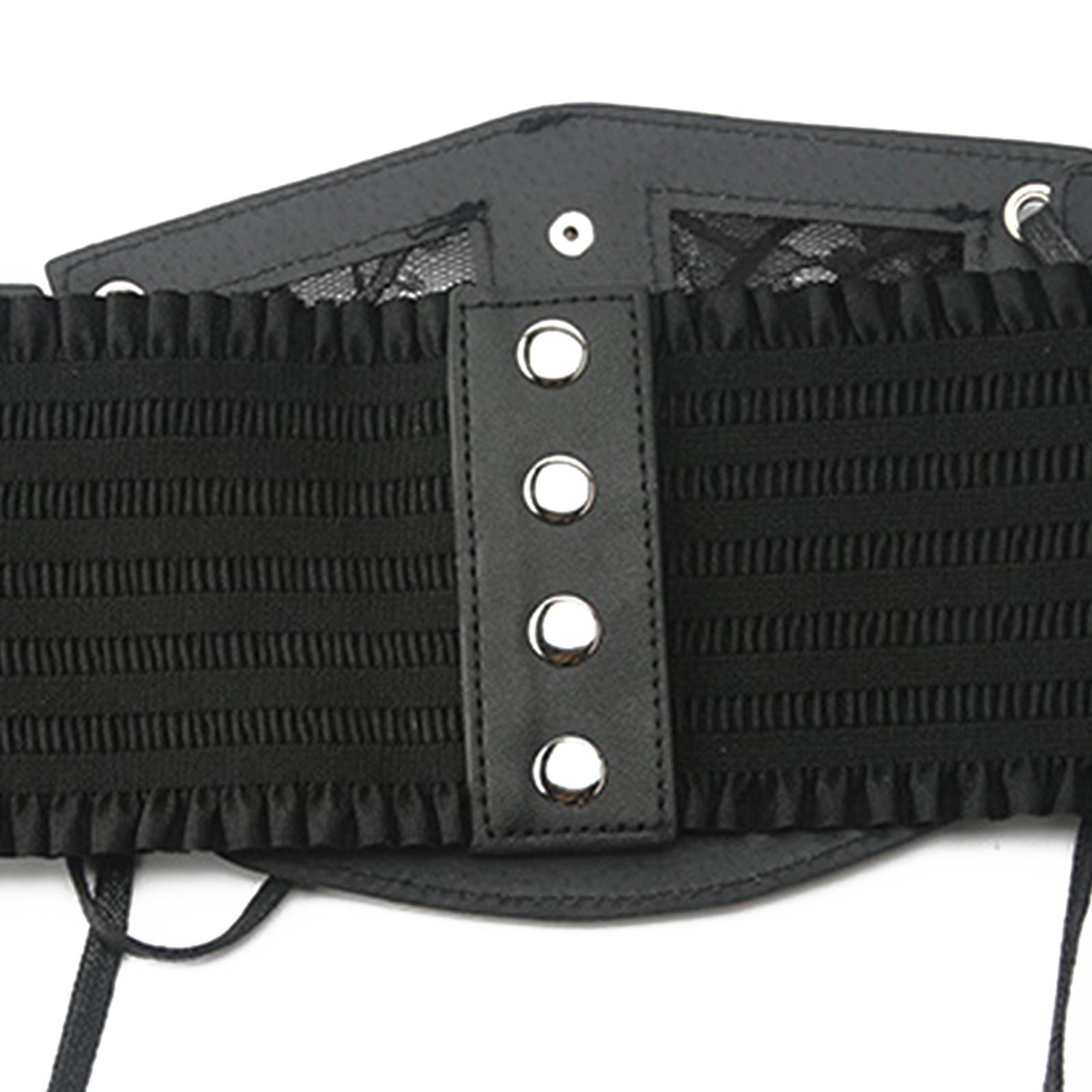 Women Belt, Lace-up Belt, Party Elastic Wide Belt, Black Corset Elastic Waist Belt for Party Wedding