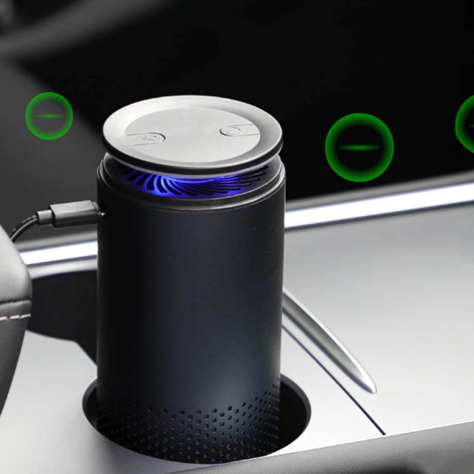 Car Mini Air Cleaner Air Purifier H13 HEPA Filter for Vehicles Bedroom