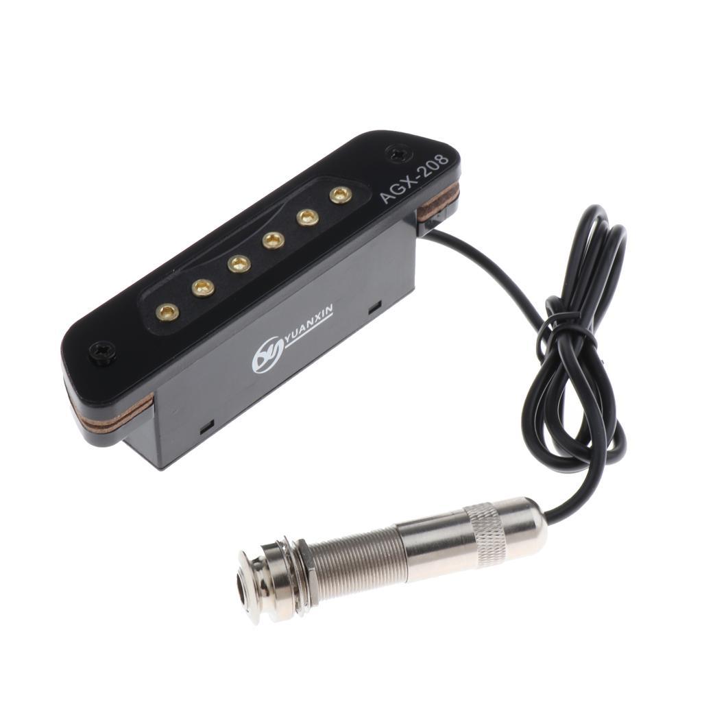 Multifunctional Soundhole Pickup Pickup for Acoustic Guitar AGX-208