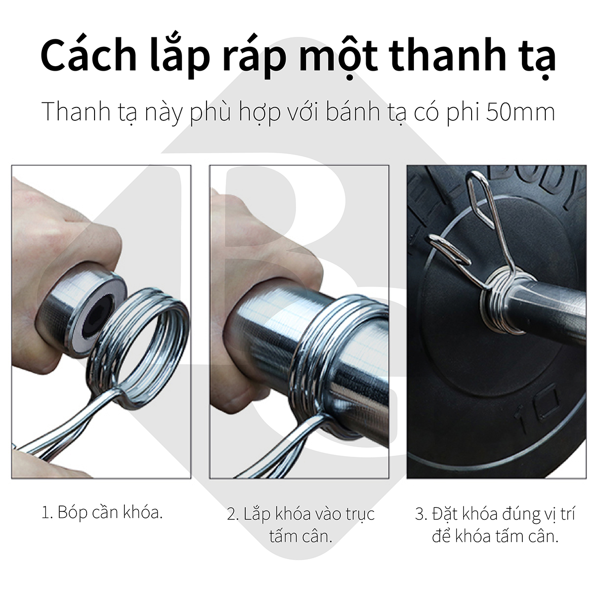BG Đòn tập tạ đòn gắn tạ đòn tập squats,Đòn tạ dài 150cm-180cm, phi 25-50mm , đòn tập ngực đòn tập vai, tiêu chuẩn quốc tế