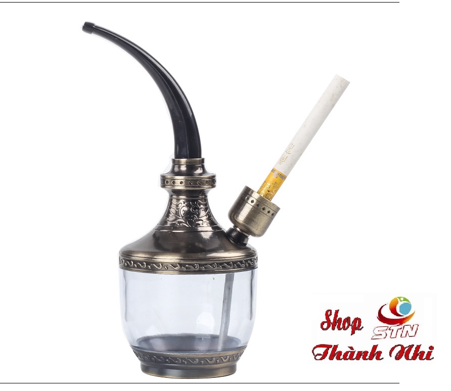 Tẩu thuốc lọc bằng nước giá rẻ, nhựa ABS, đẹp, bảo vệ sức khỏe ( màu giao ngẫu nhiên)