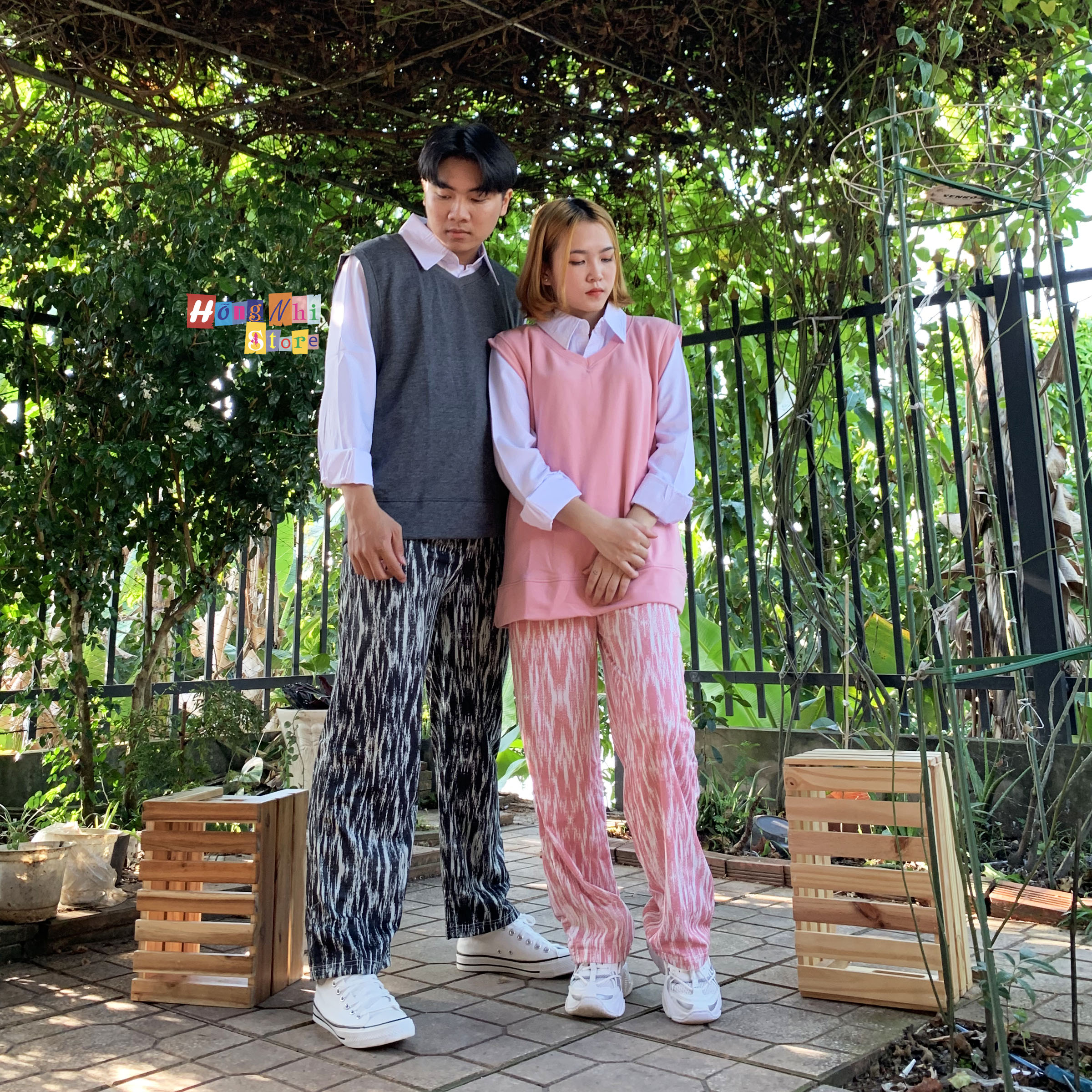 Áo Gile Trơn Sát Nách Cổ Tim Màu Trắng Gile Basic Ulzzang Unisex - MM