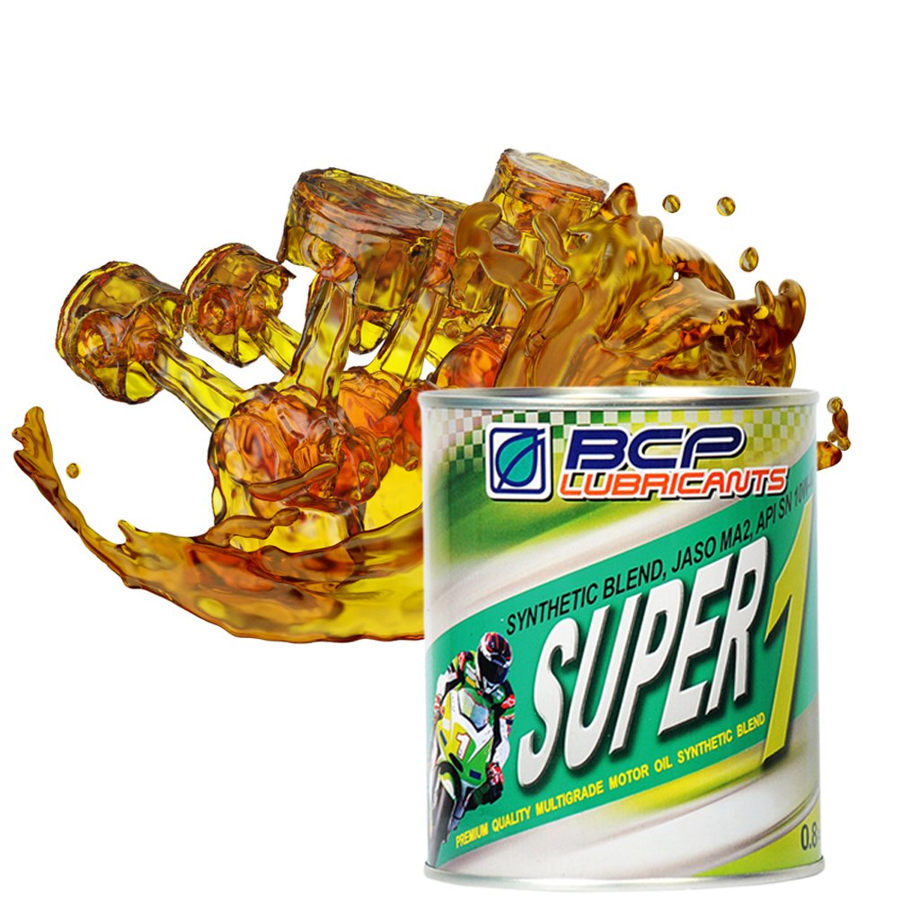 Dầu Nhớt Bán Tổng Hợp Cao Cấp Cho Xe Số 4T BCP Synthetic Blend 10w40 Nhập Khẩu Thái Lan (0.8L)