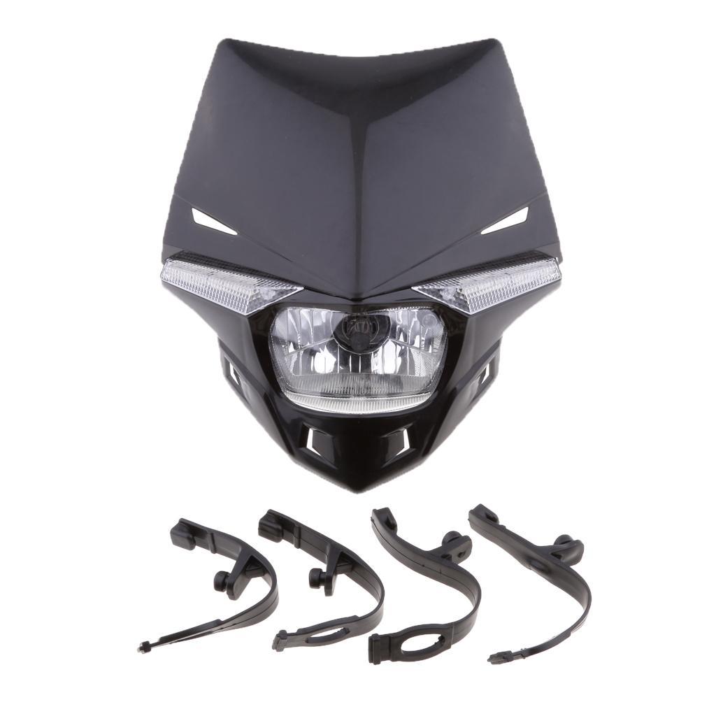 Motorcycle Headlight Head Lamp for   Black