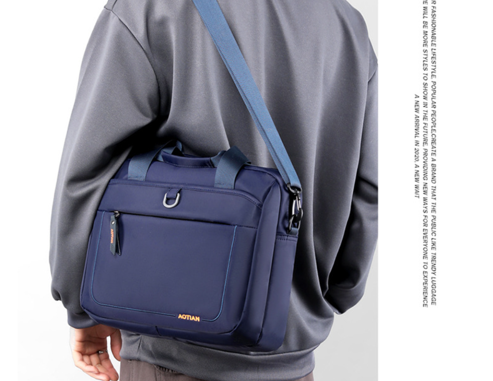 Túi xách túi đeo vai nam đựng tài liệu A4 ibad laptop 13 và 14inh thời trang cao cấp phong cách mới