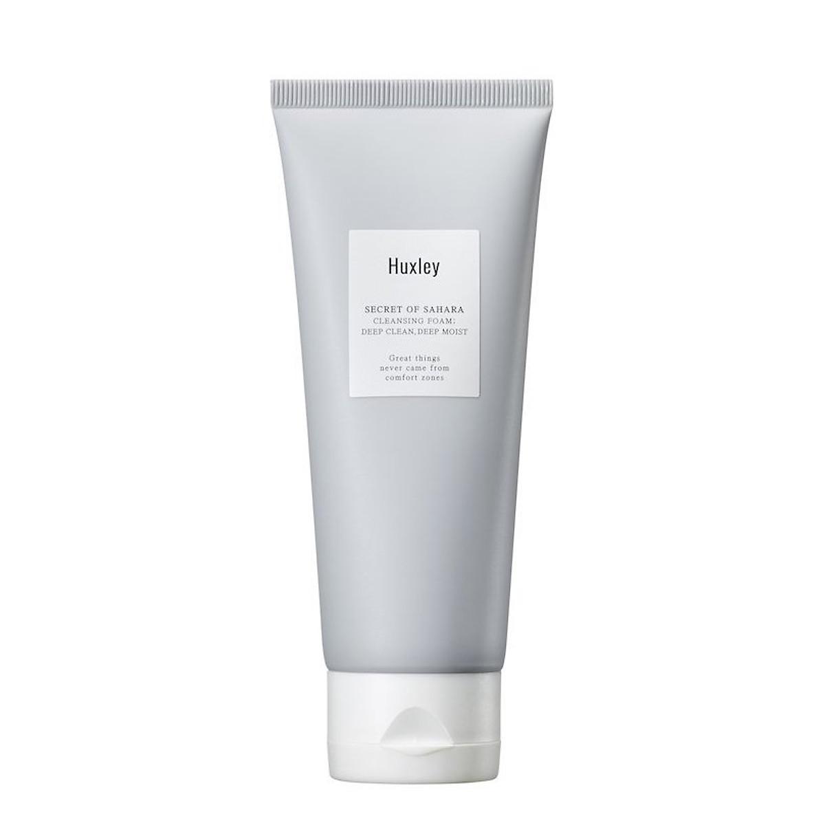 Sữa rửa mặt sạch sâu dành cho da dầu Huxley Cleansing Foam Deep Clean, Deep Moist 100g