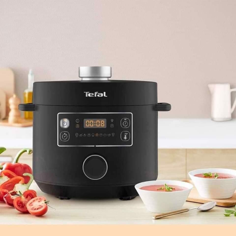 Nồi Áp Suất Đa Năng Tefal CY754830 Turbo Cuisine, 5 Lít, 10 Chương Trình - Hàng chính hãng