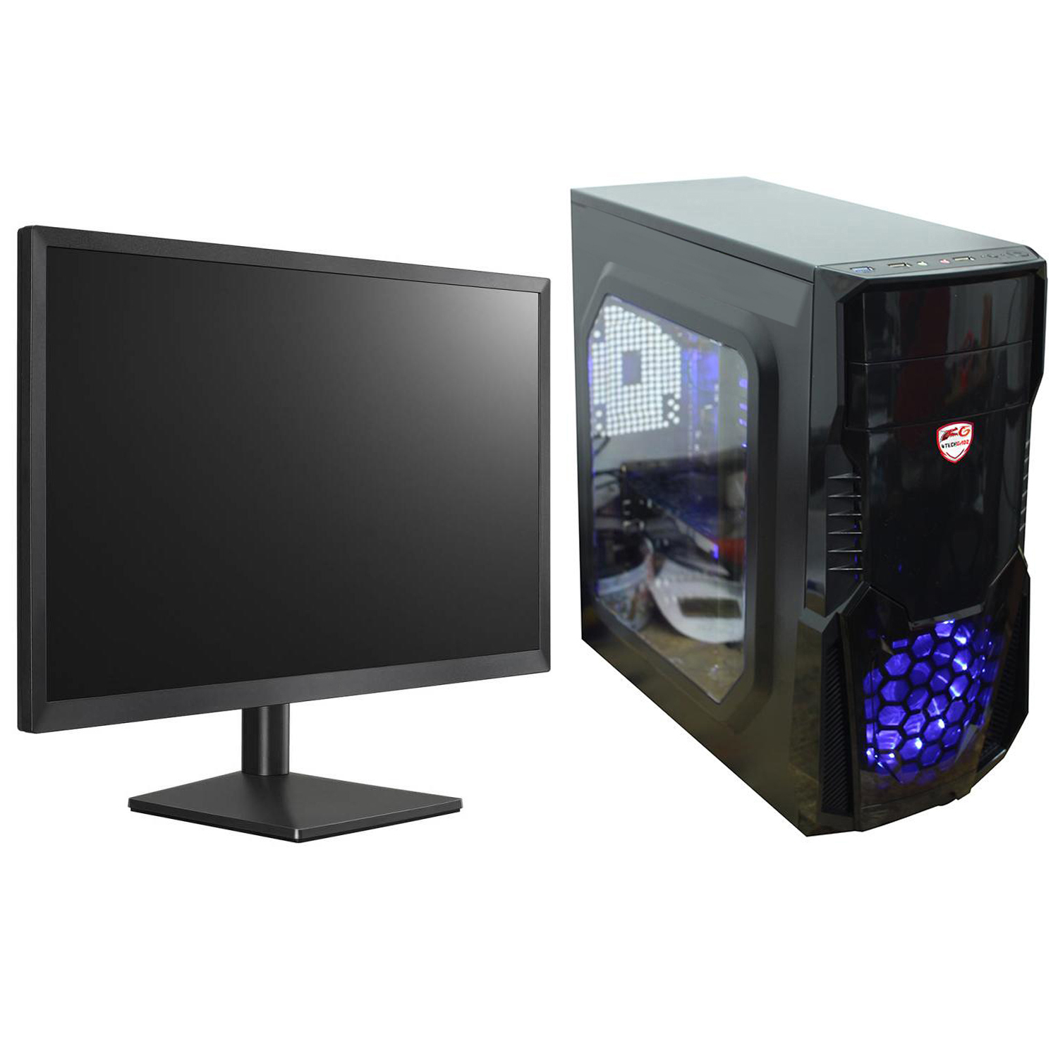 Máy tính Case PC Gaming Desktop cao cấp Core i7, Ram 8Gb, hai ổ cứng SSD + HDD, VGA 1050Ti, màn 22inch 4TechGM04 2019, thùng cây để bàn Full Led chiến mọi Game hay thế giới Maxsetting, Live Stream, thiết kế đồ họa, Edit Video, làm Youtube. - Hàng Chính Hãng.