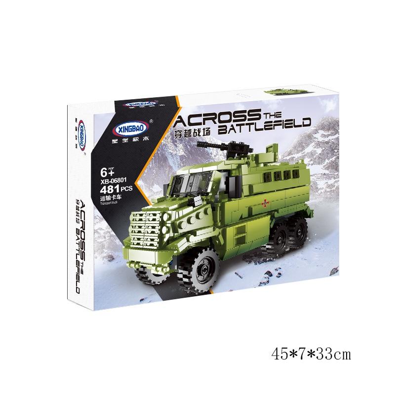 Đồ chơi Lắp Ráp Xe Vận chuyển Star Fort, Xingbao XB06801 Xếp hình thông minh, Mô hình quân sự Nga