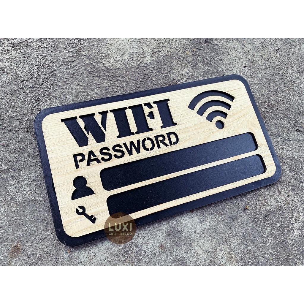 Bảng gỗ Password Wifi KHOAIGO DECOR