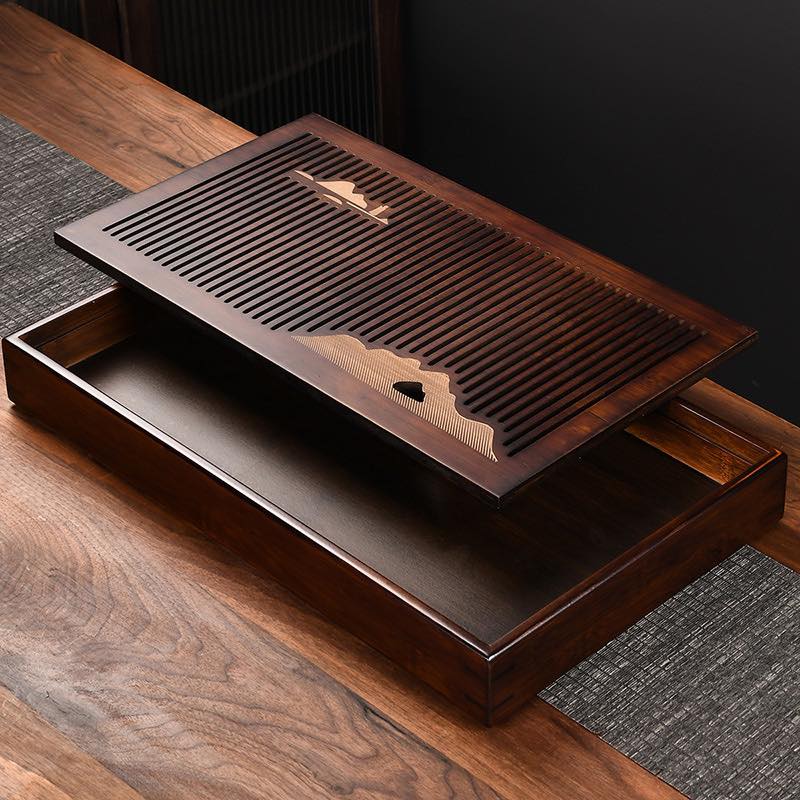 Khay trà trúc kiểu Nhật