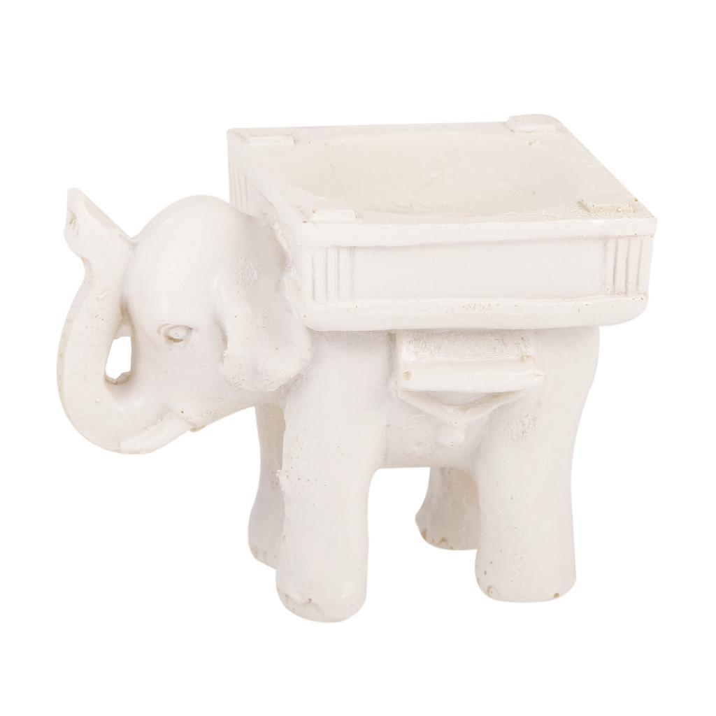 Wedding Favors Lucky Elephant Tealight Candle Holder Home Decoration White