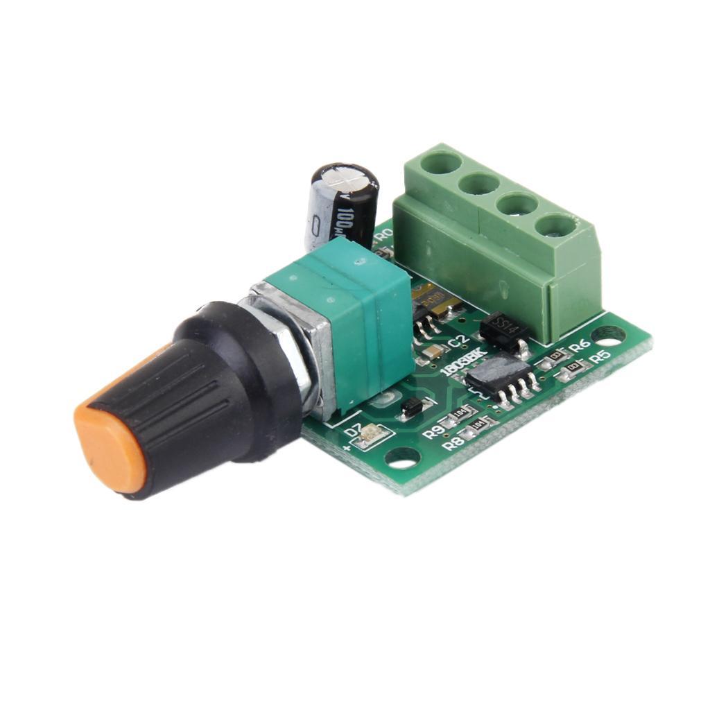4pcs Volt DC 1.8V 3V 5V 6V 12V 2A Motor Speed Controller PWM Adjust Switch