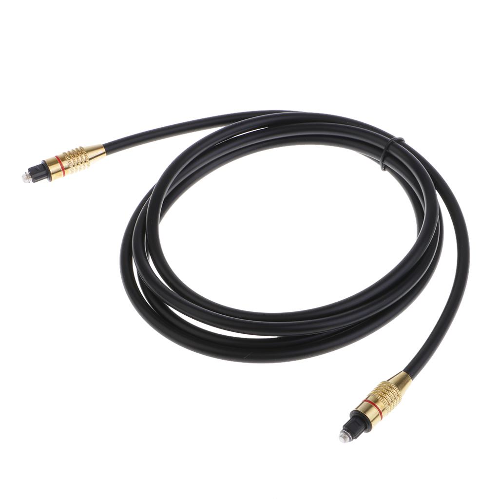 Ultra Slim Toslink Optical Digital Audio Cable OD:6.0mm Molded, Black